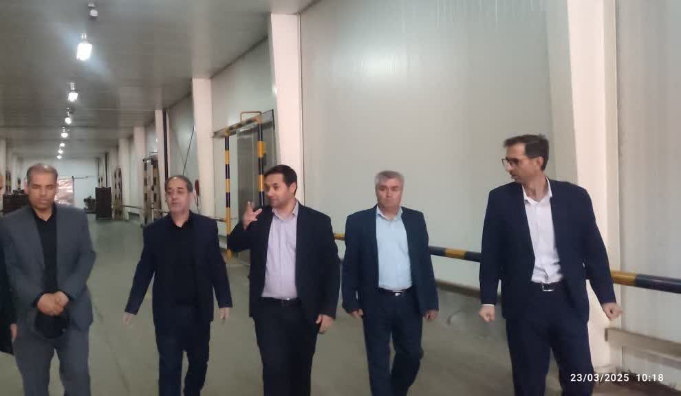بازدید مدیرعامل تعاون روستایی از سردخانه کهریزک_0